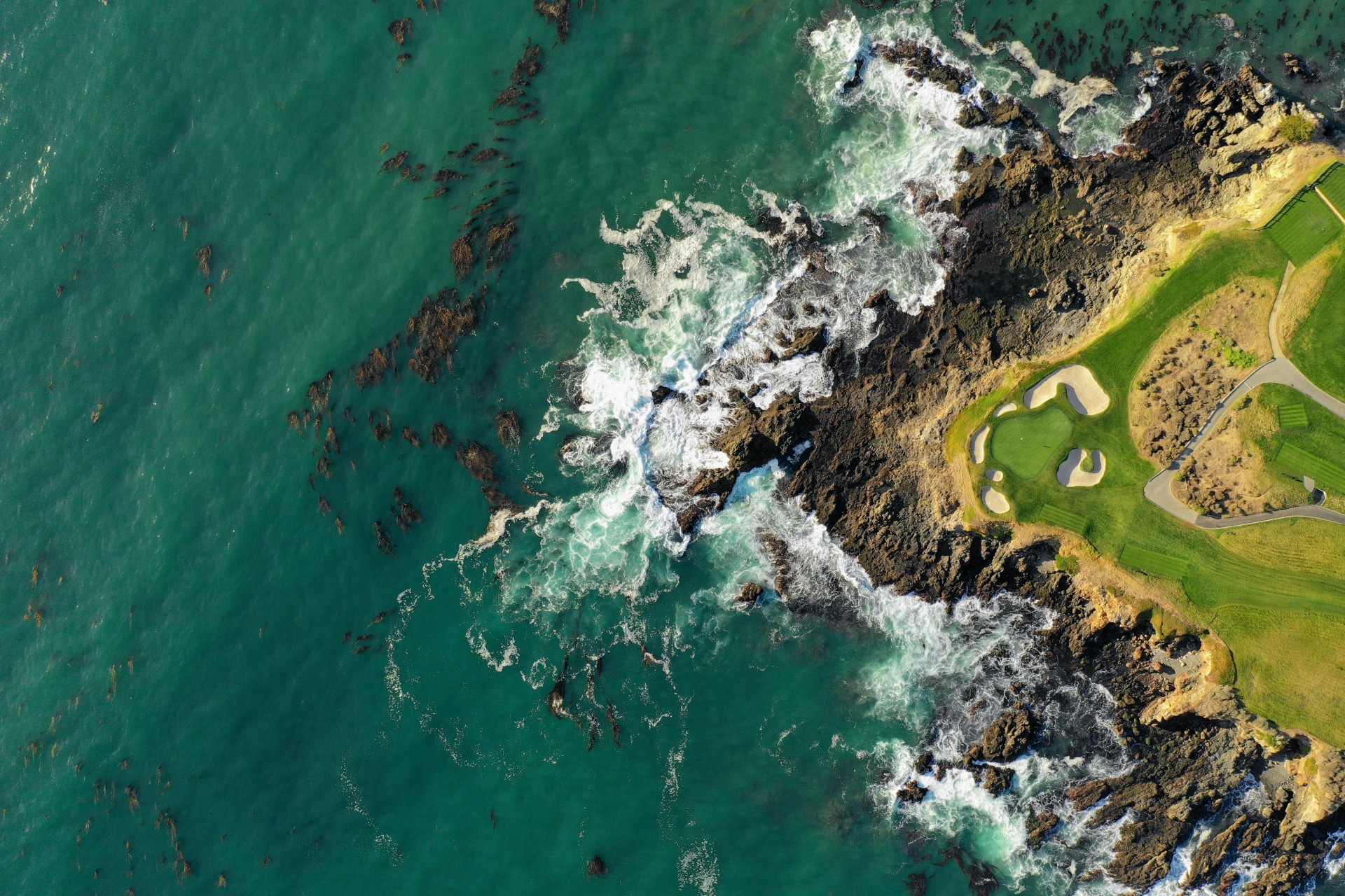 Ocean hole at Pebble Beach Golf Links